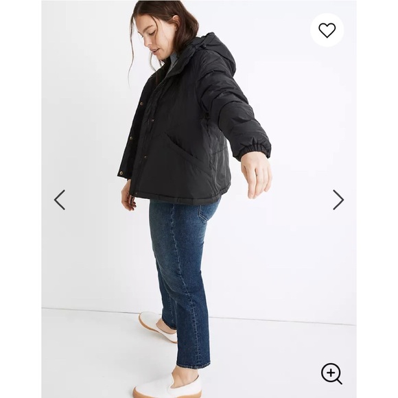 Madewell Chevron Packable Puffer Jacket 